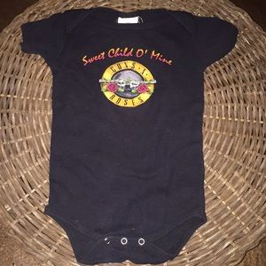 Guns and roses onesie